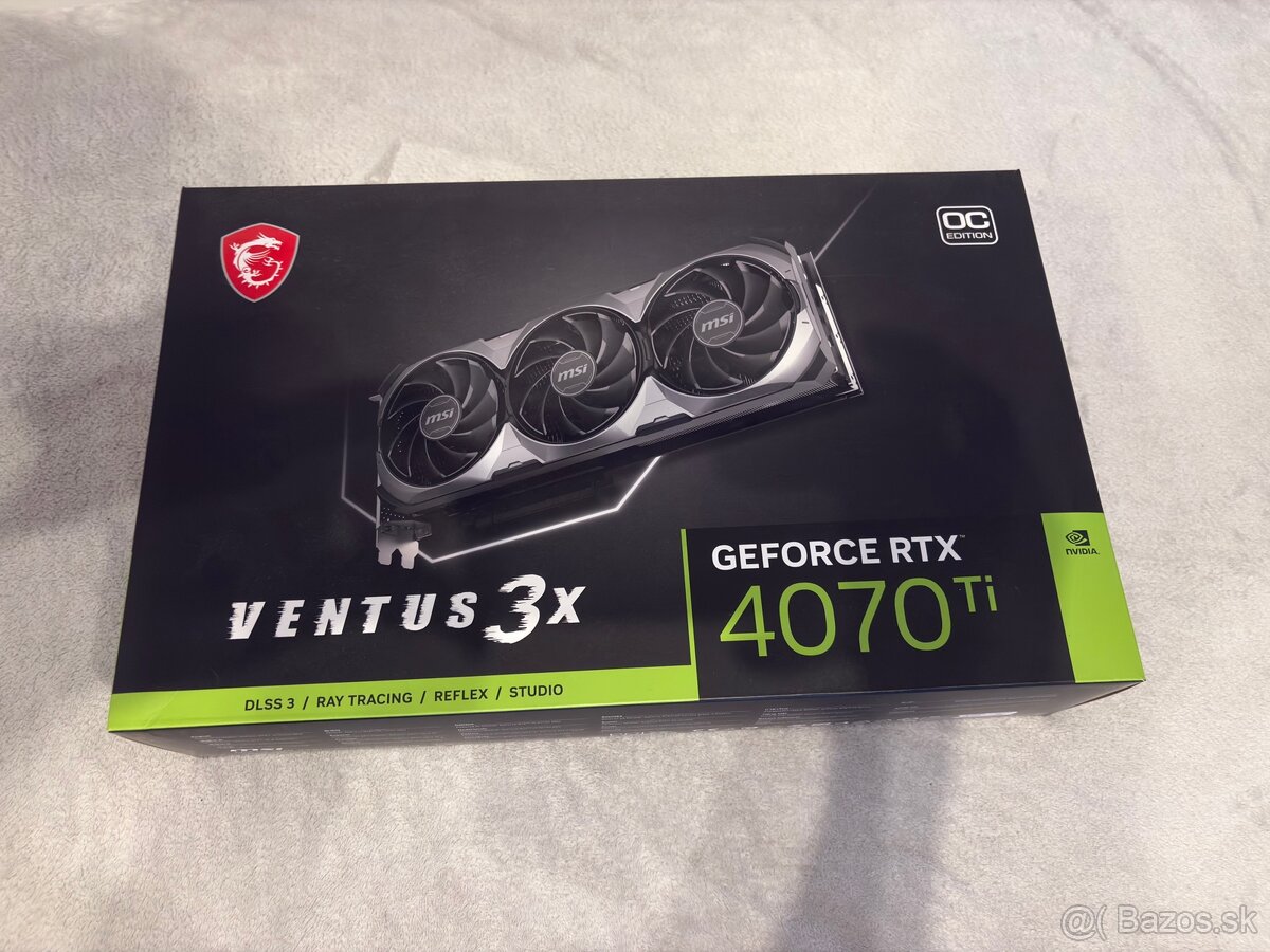 MSI GeForce RTX 4070 Ti Ventus 3X OC - 4