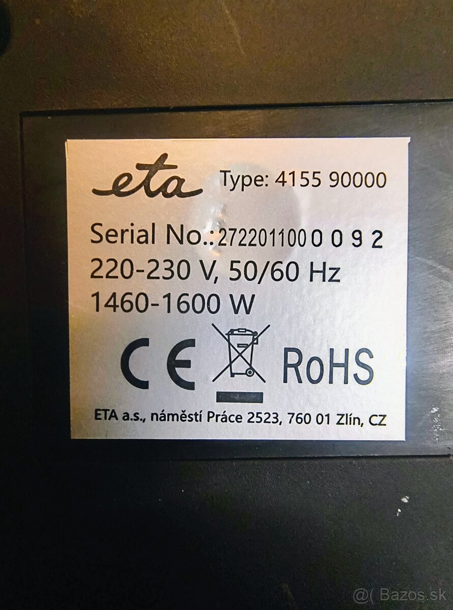 Gril ETA Livero 4155 90000 čierny - 4