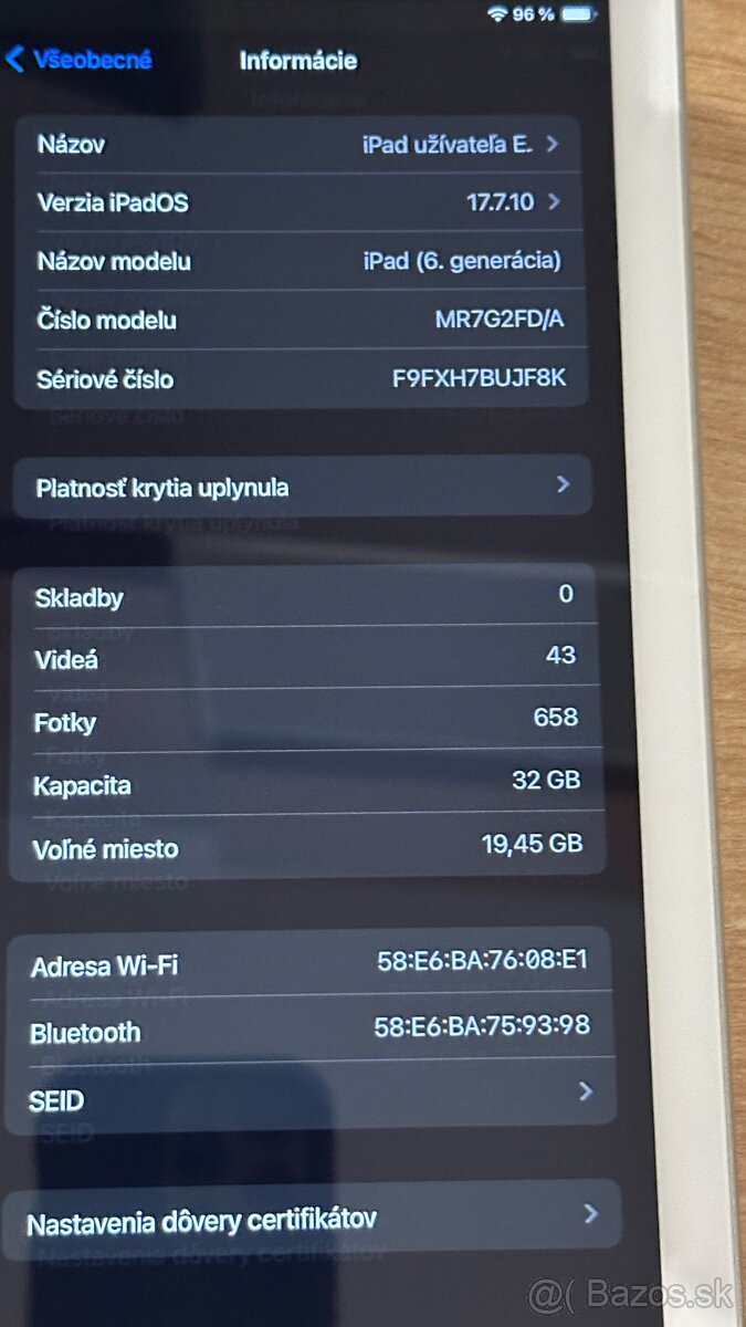 Apple iPad 6. gen. 32 GB WiFi - 4