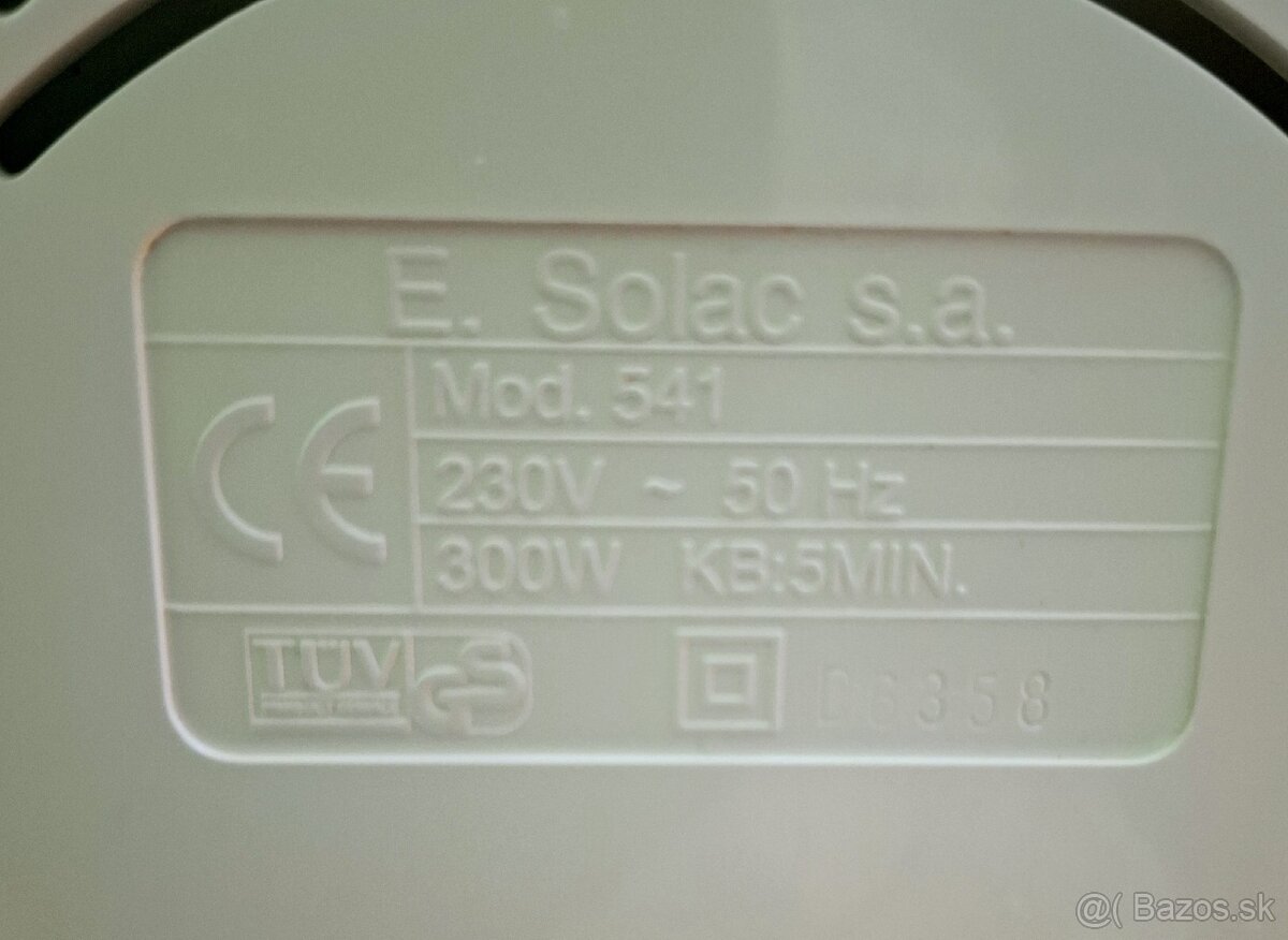 Odšťavovač SOLAC: mod. 541 - 4