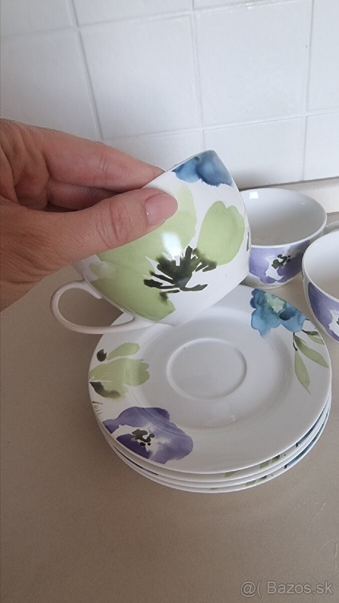 Kavovy set 4ks porcelan - 4