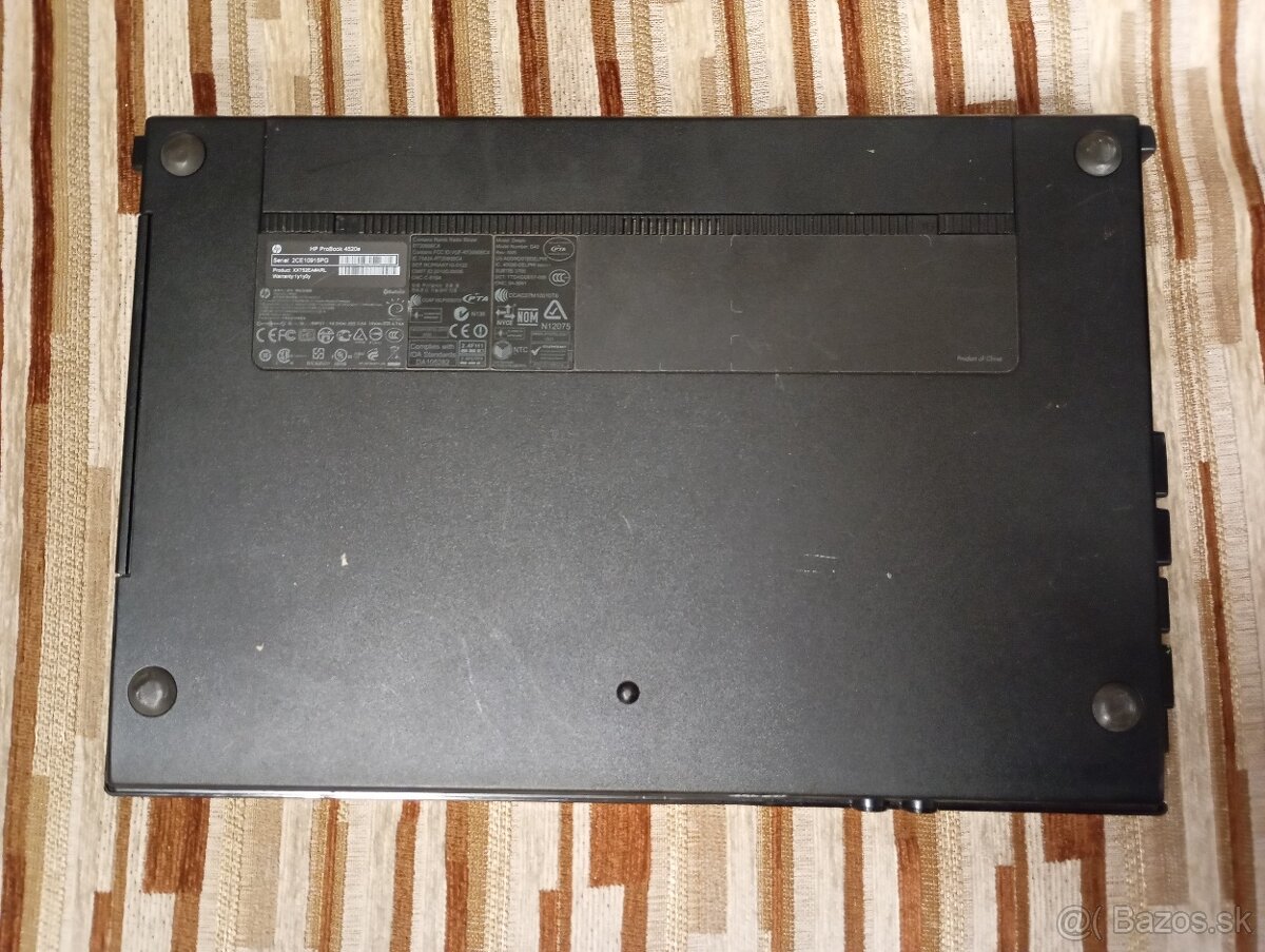 predám nefunkčný notebook Hp probook 4520s - 4