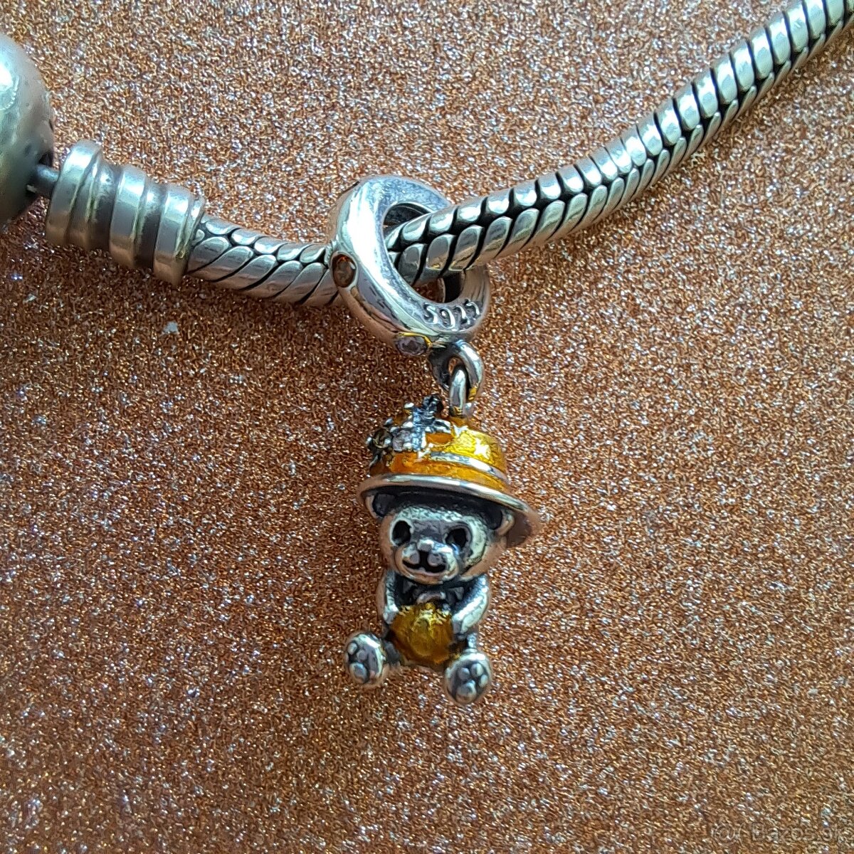 Prívesok Macko s tekvičkou - 4