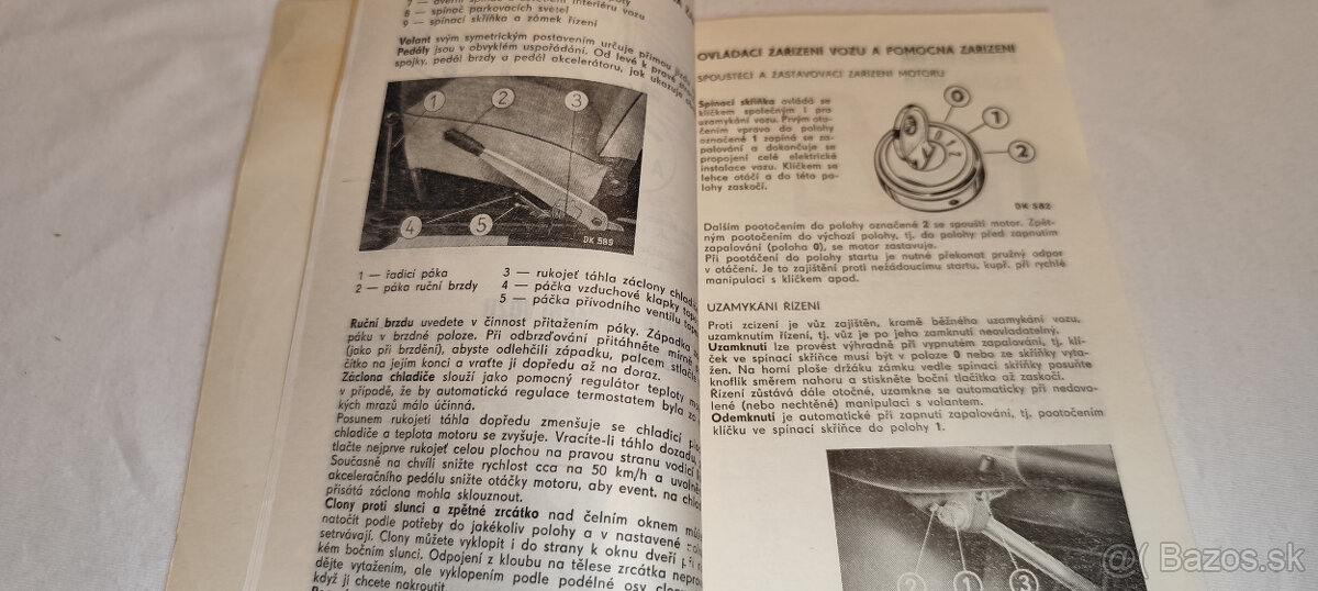 Škoda 1000 MB – příručka - návod k obsluze a údržbě Š1000 - 4