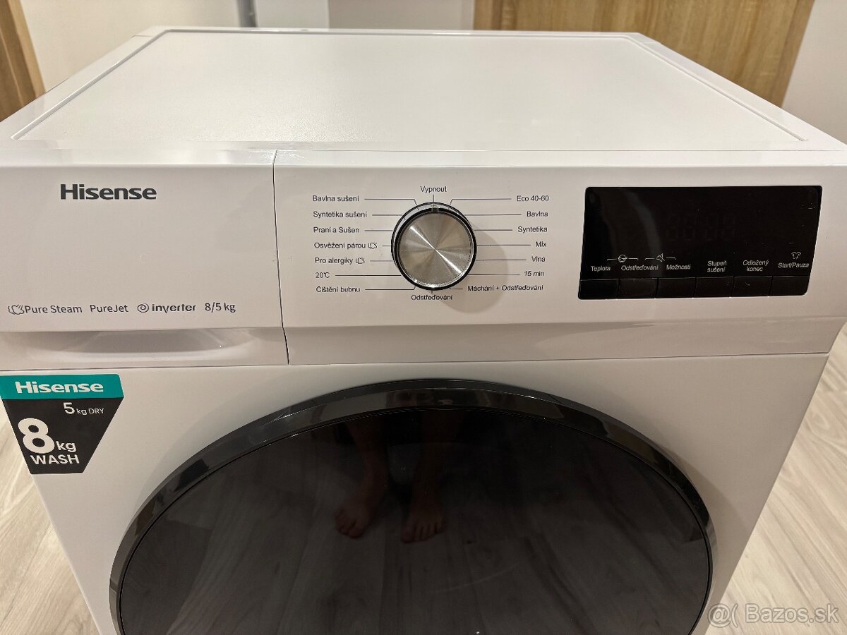 Práčka so sušičkou biela - 4