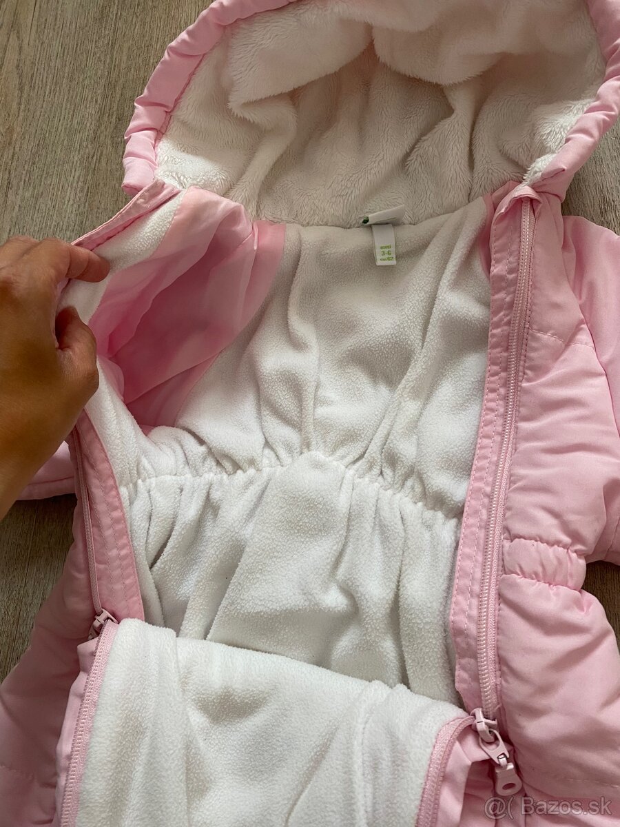 Zimný overal / fusak veľ. 62 - 4