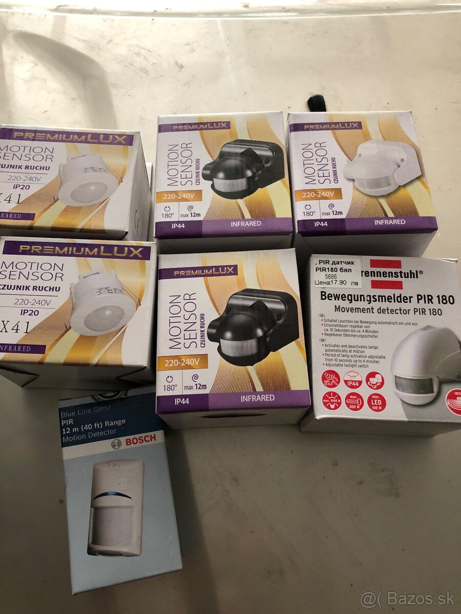 Pohybový sensor 230V rôzne druhy - 4