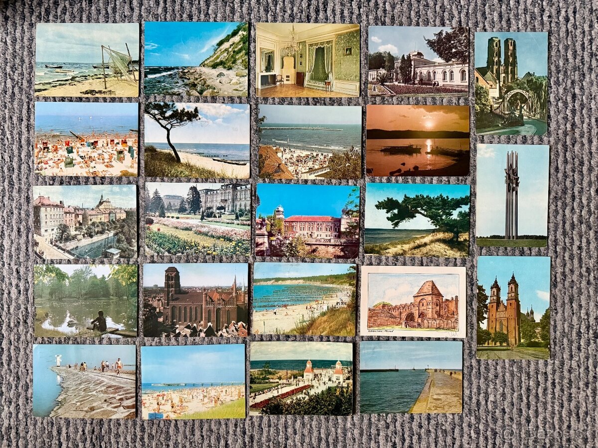 Retro pohľadnice socializmus Poľsko - 184 kusov - 4