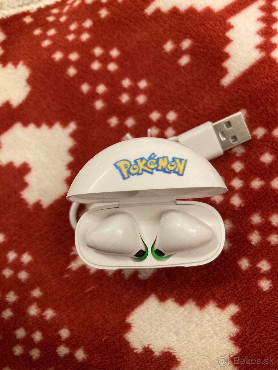 Nové detské bezdrôtové slúchadlá Pokémon Pikachu - 4