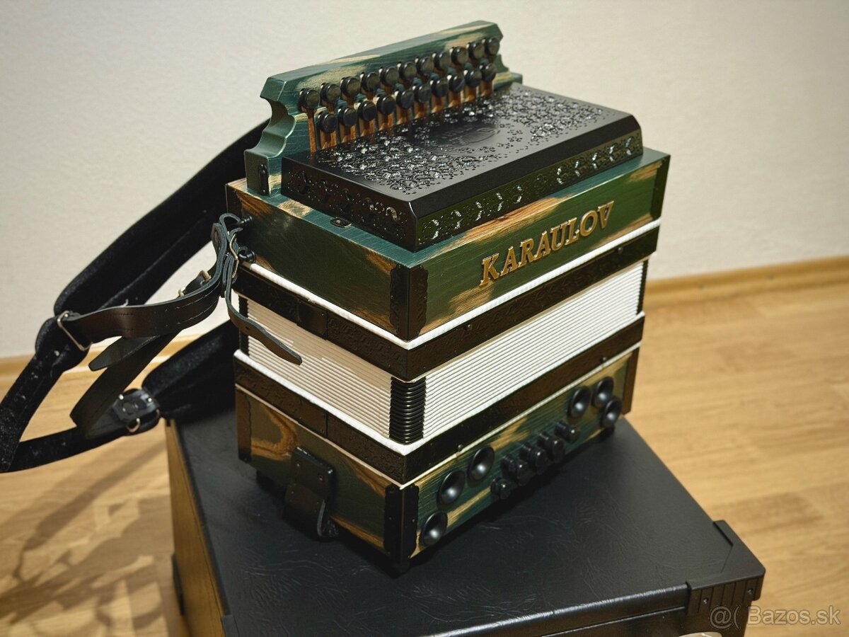 Heligónka Karaulov 2.rad CF(nová) - 4