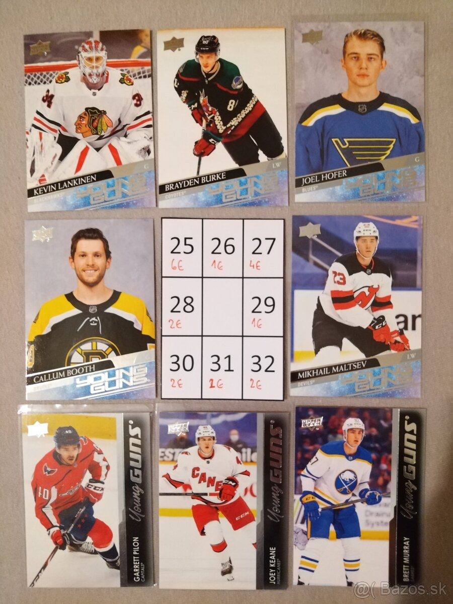 Hokejové kartičky young guns - 4