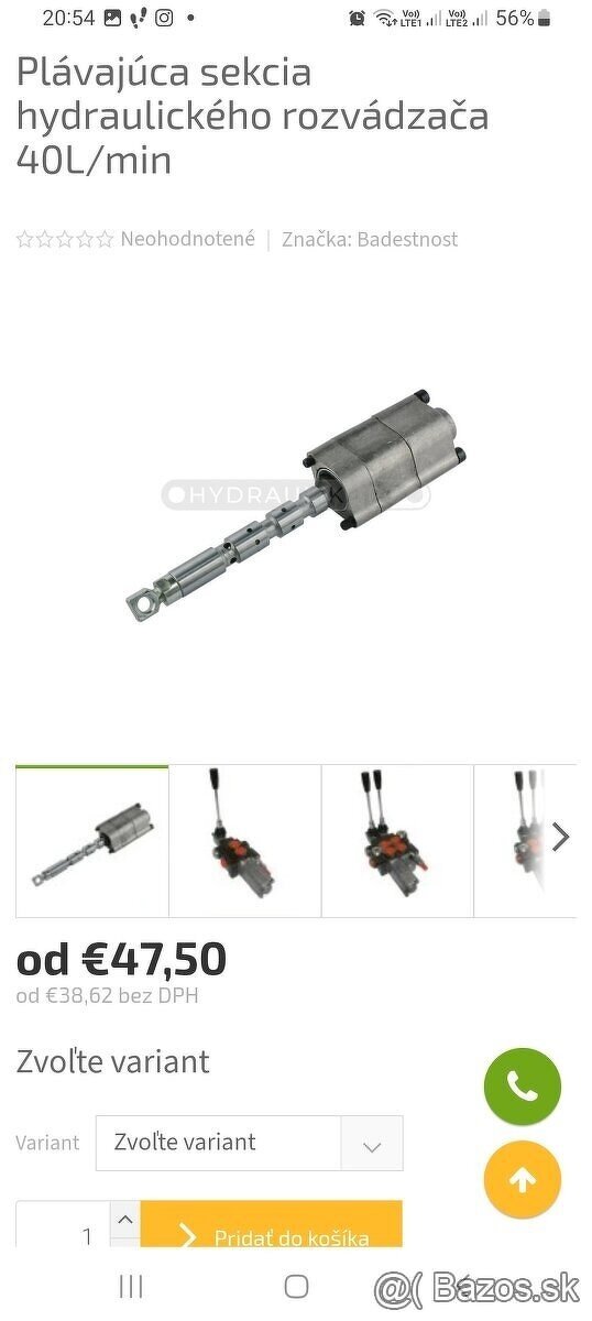 Hydraulicky rozvádzač - 4