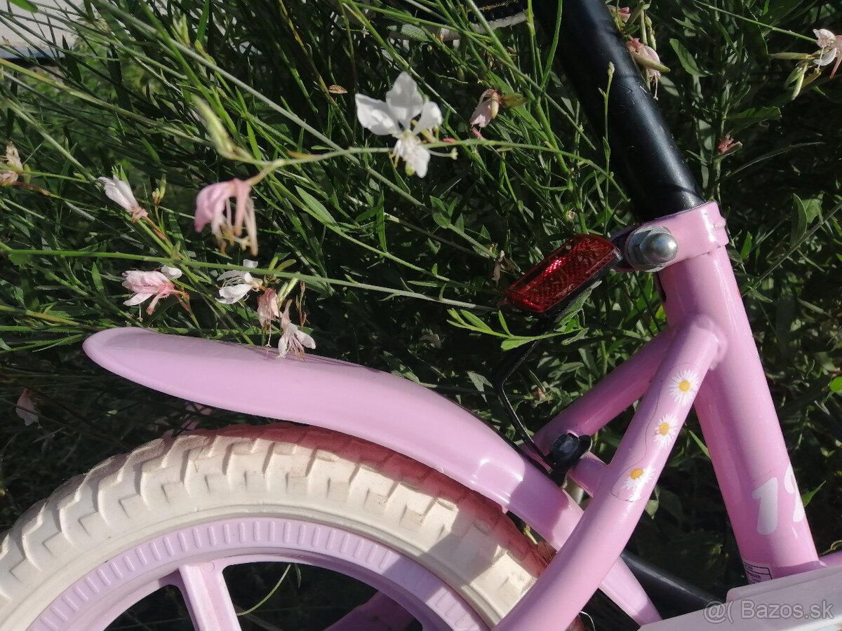 Roztomilý ružový bicykel pre dievčatko - 4