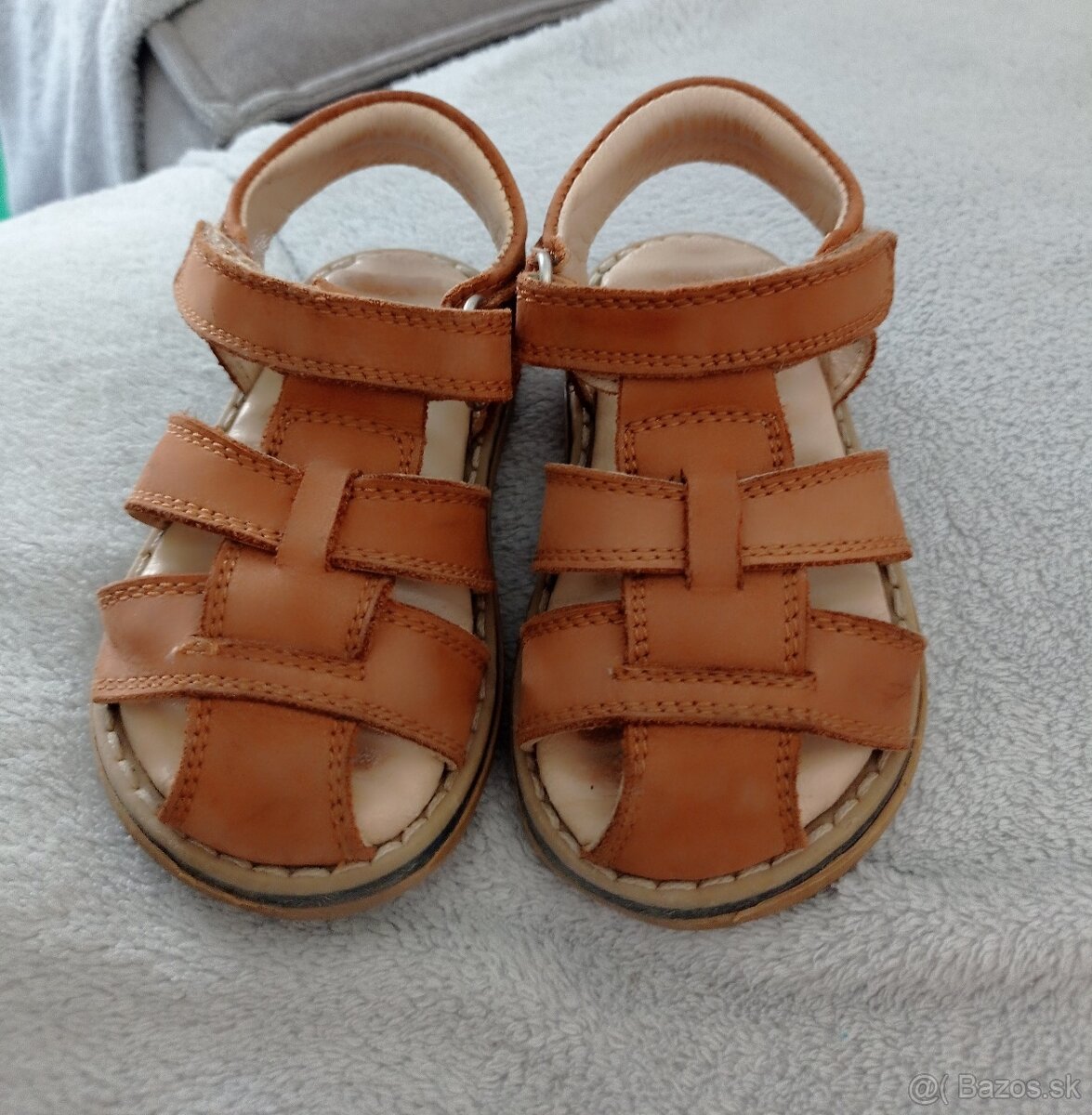 Sandále kožene pre chlapca č.21 - 4