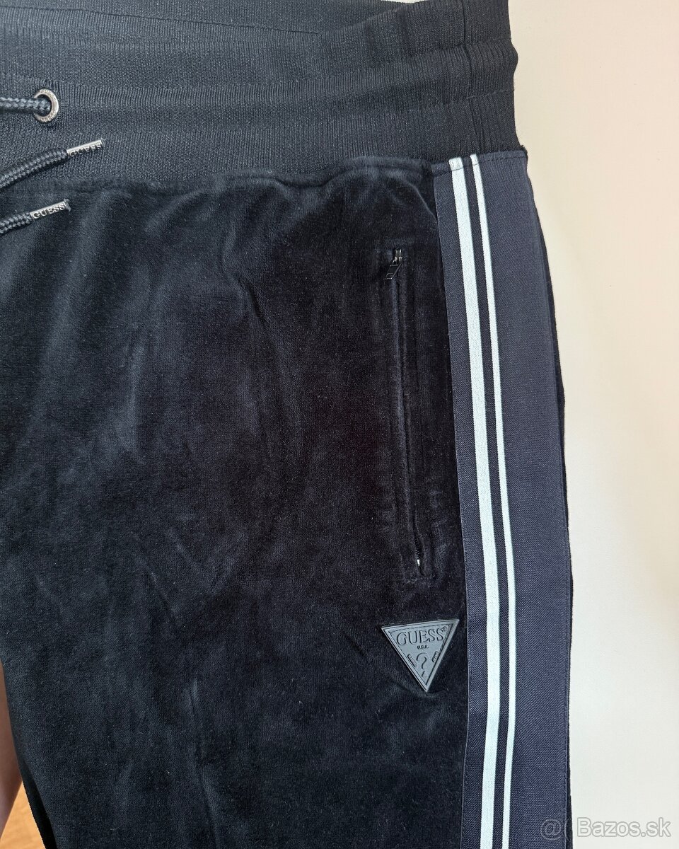 Velúrové pánske tepláky Guess - 4