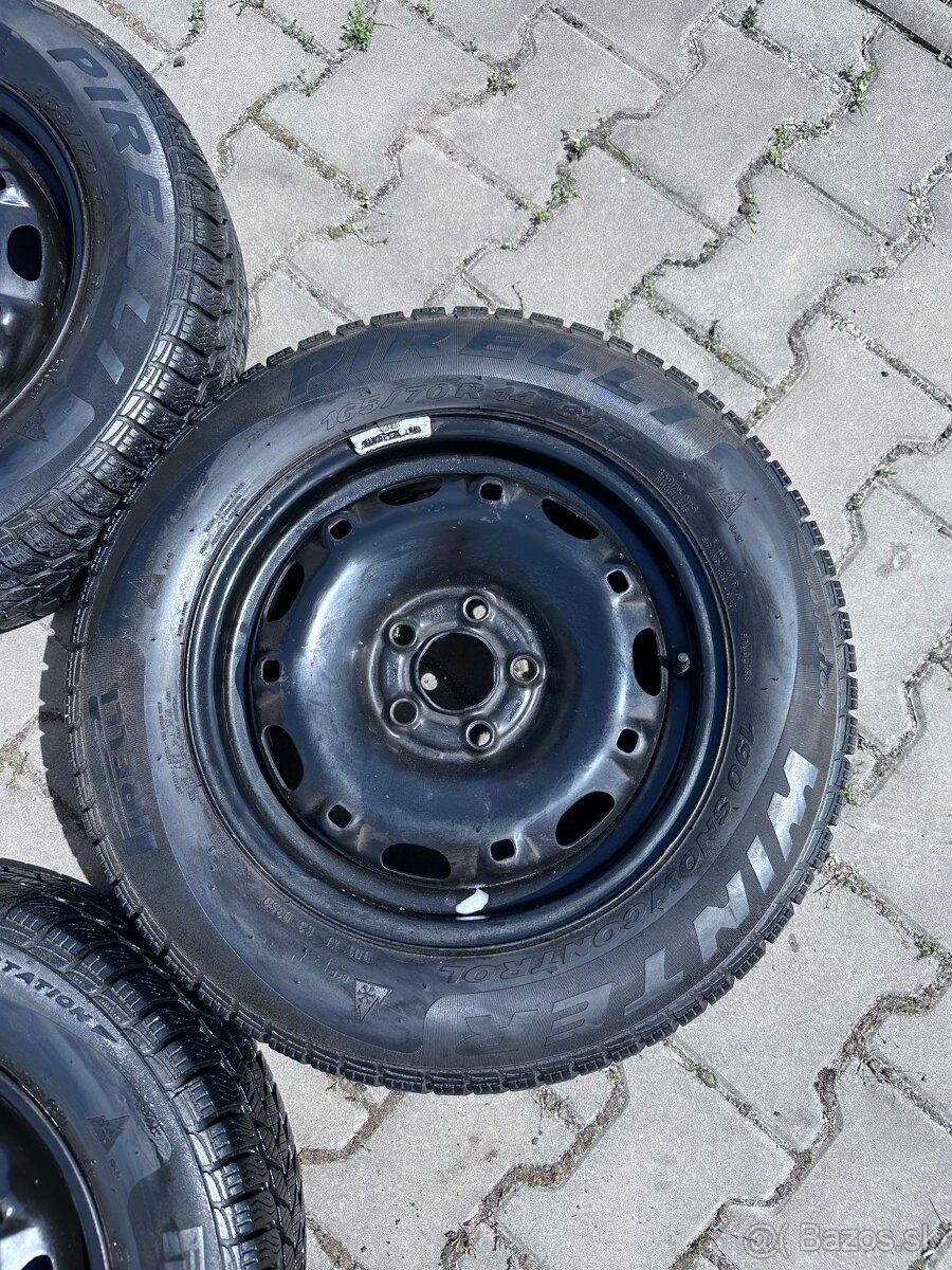 Zimna sada diskov 165/70R14 5X100 - 4