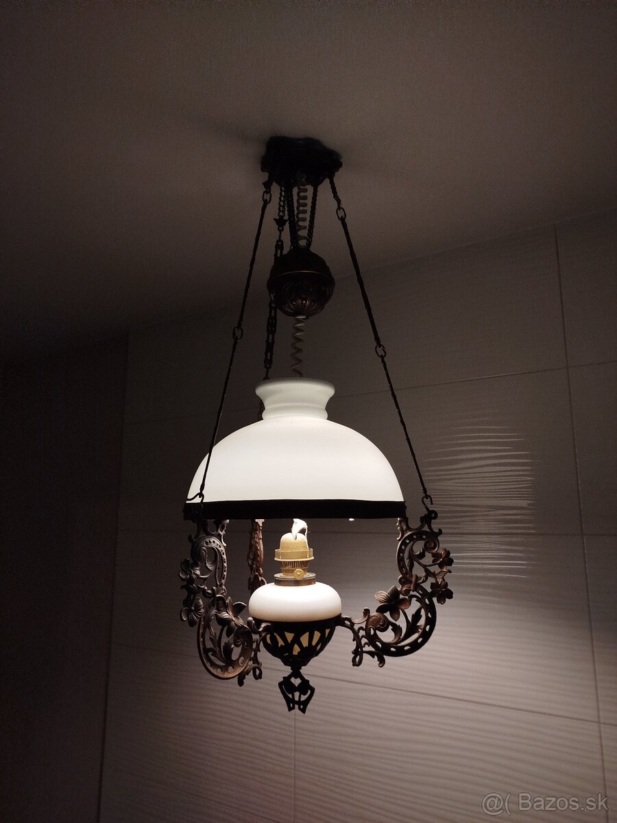 Predám starožitný luster - 4