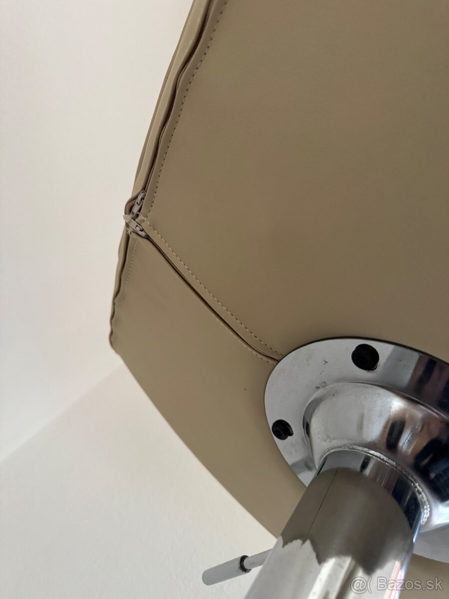Predam 2ks barove stolicky chrom koža - 4