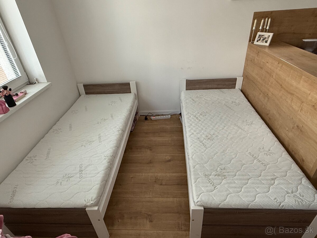 Predám 2 jednoložkove postele - 4