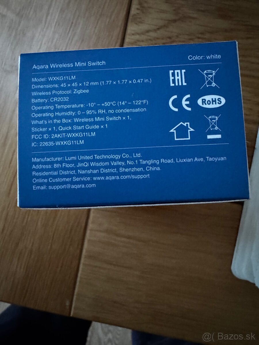 Aqara Smart Home Diaľkový ovládač Mini Switch - 4