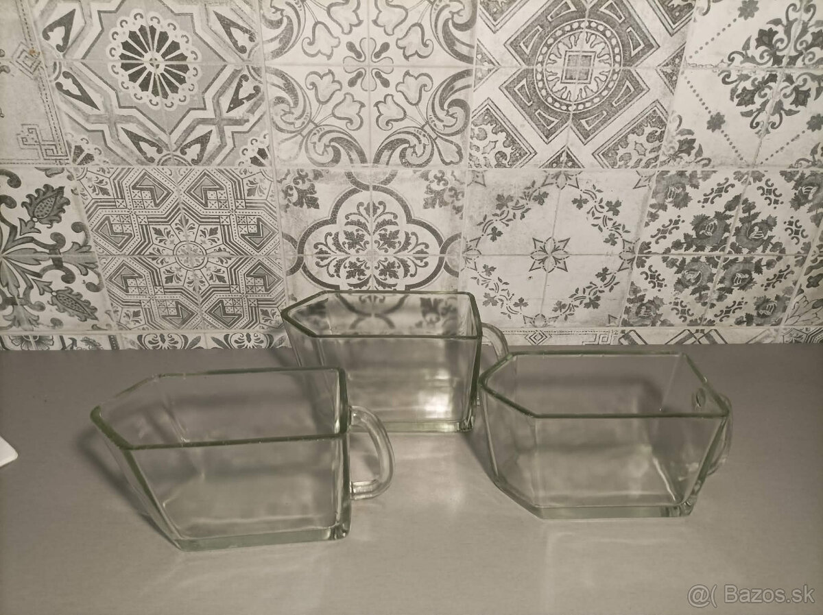 Retro sklenené kuchynské dózy - 4