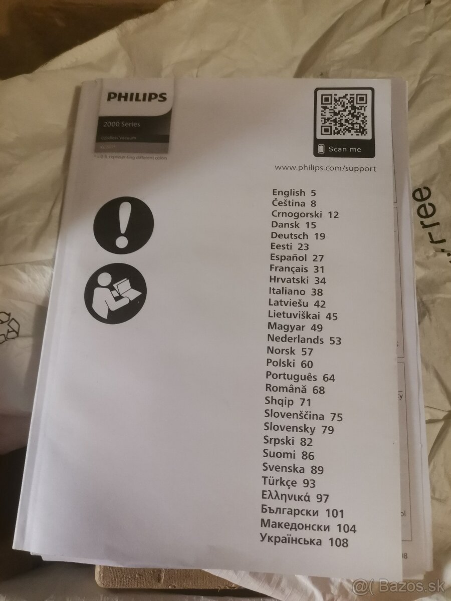 Aku vysávač Philips XC2011/01 - 4