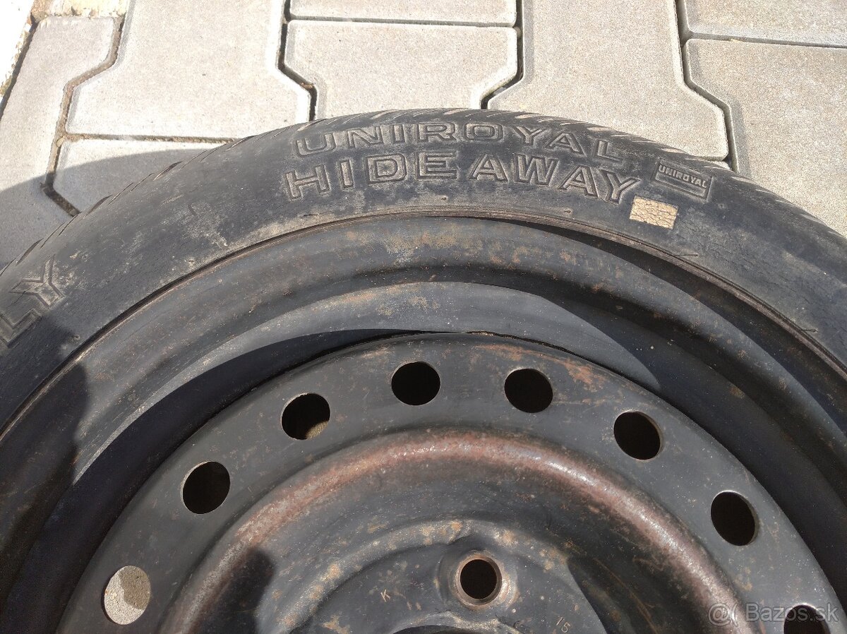 Predám dojazdové koleso, rezervu 125/70 D15. - 4