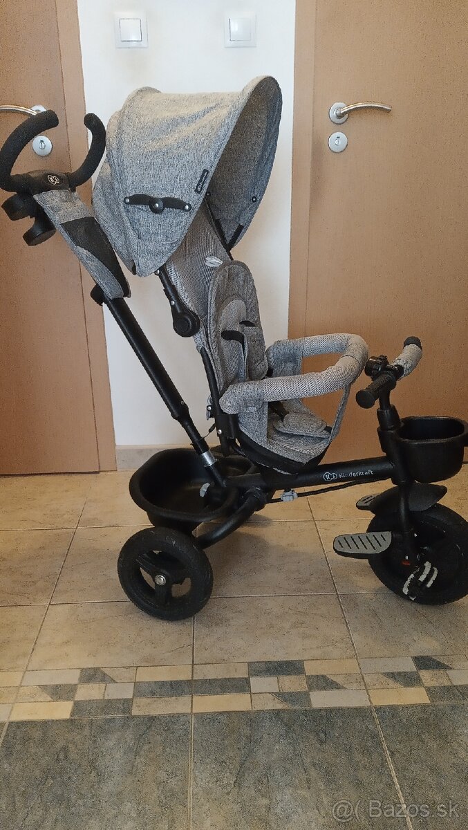 Trojkolka Kinderkraft Aveo šedá - 4