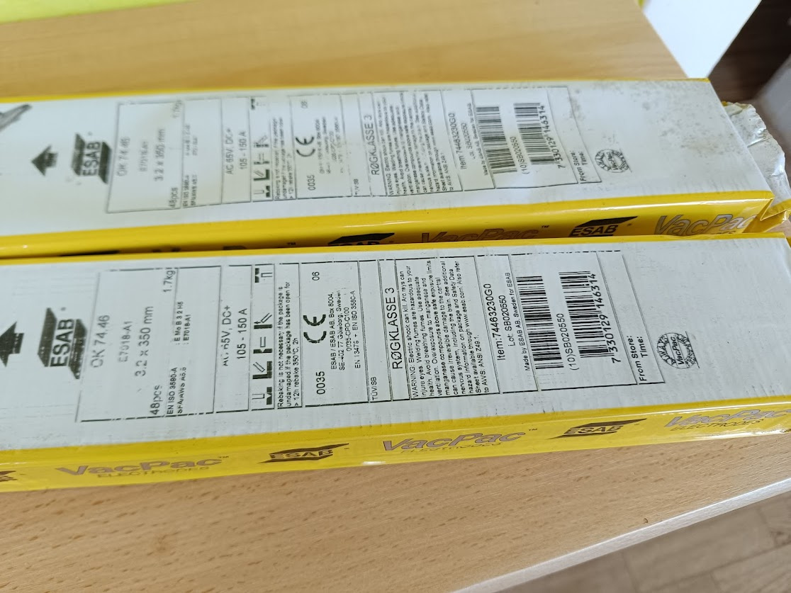 bazicke elektrody EZ-50 B....2 - 2,5mm +3,2mm - 4