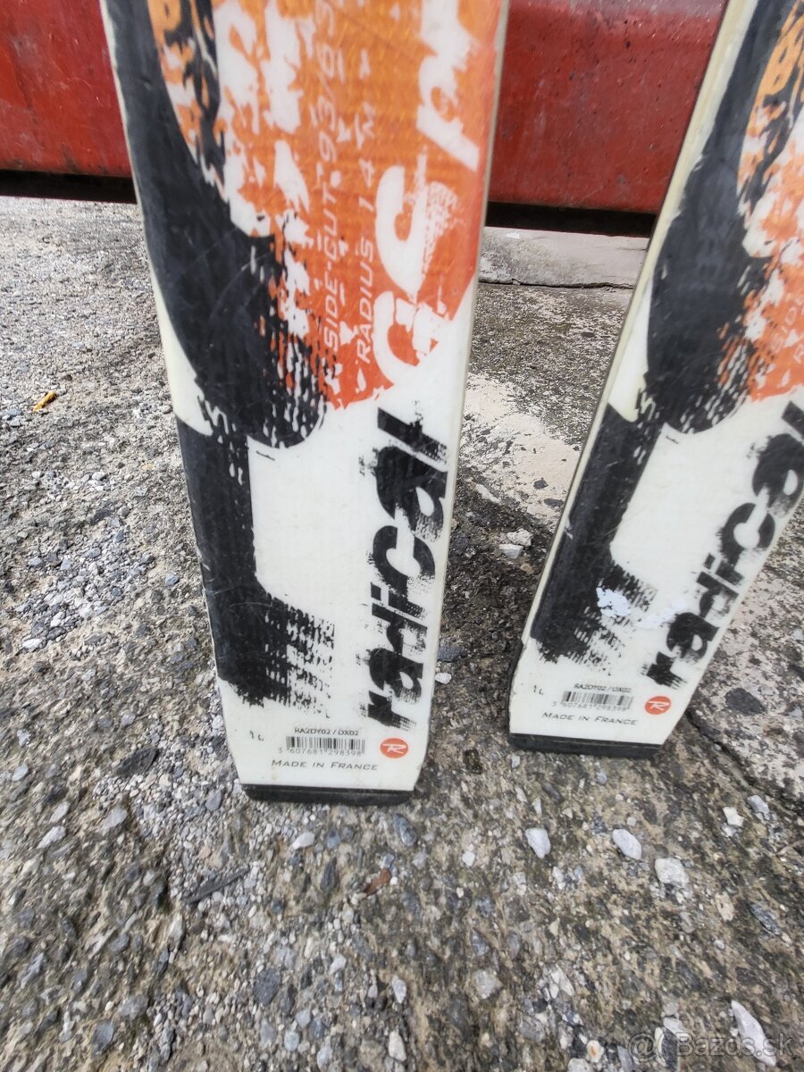 Predám juniorské lyže Rossignol Radical 124 cm - 4