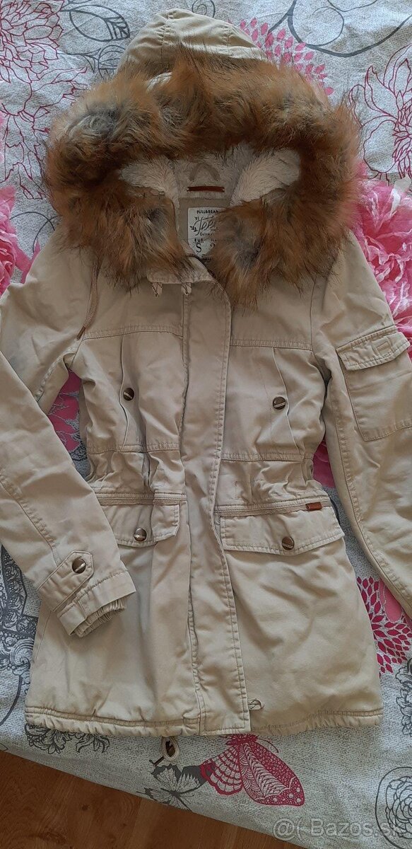 Parka podšitá plyšom Pull&Bear S - 4