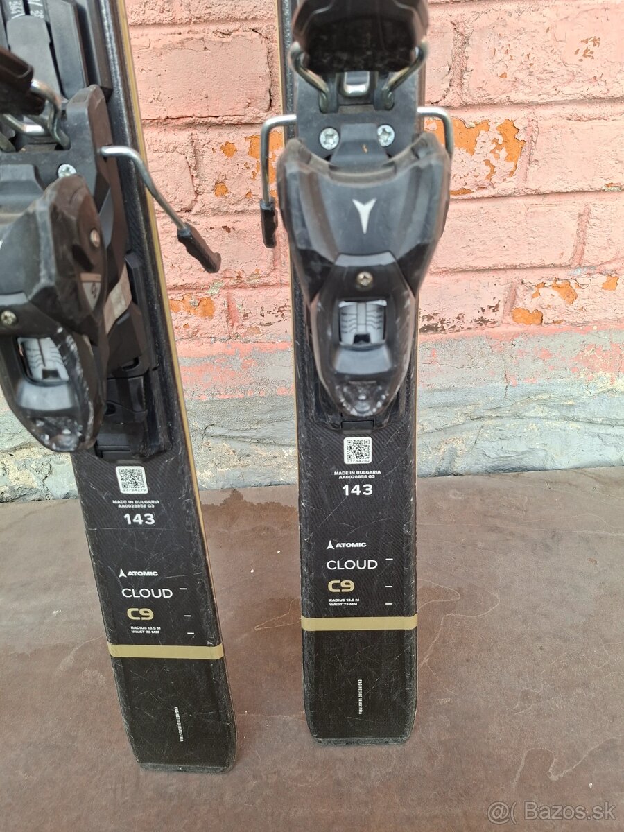 Používané dámske lyže Atomic Cloud 9 143 cm - 4