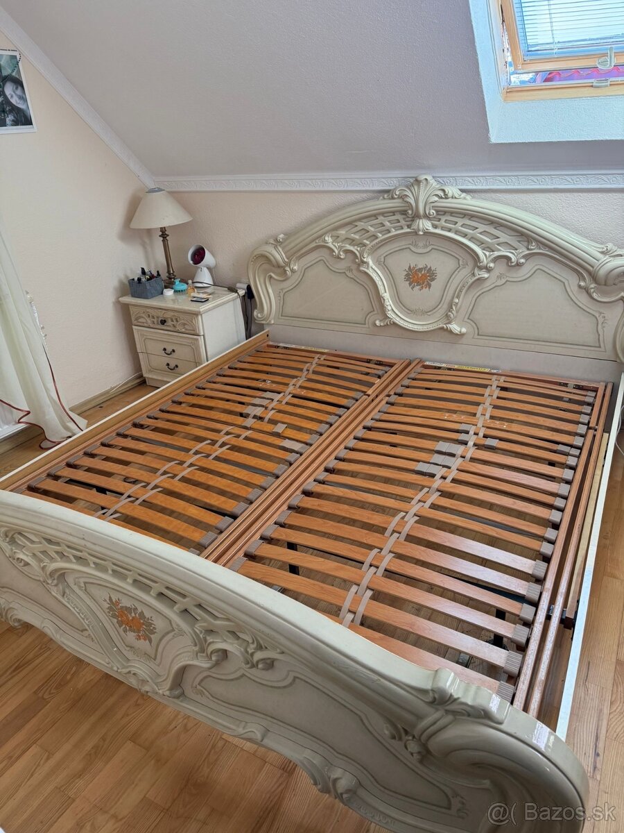 🔥 Predám luxusnú kompletnú spálňu – zachovalá, masívna, ele - 4