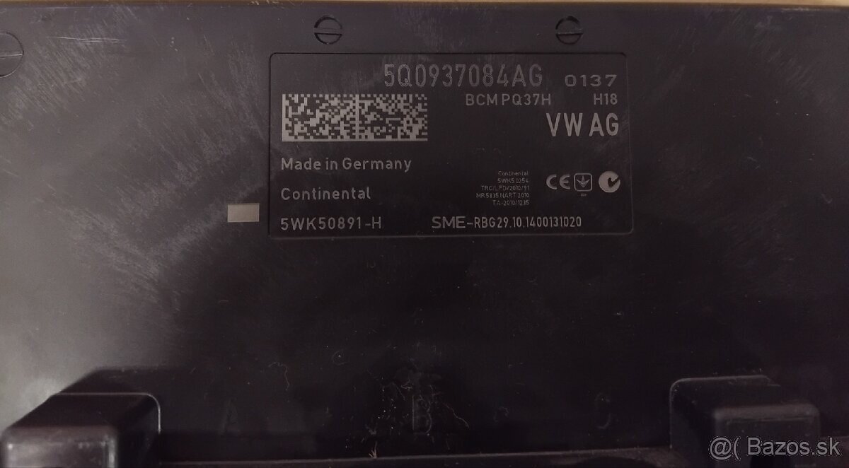 riadiaca jednotka komfortu Škoda VW - 4