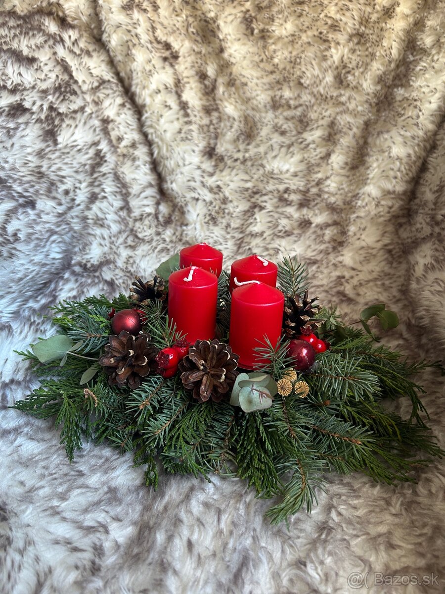 Adventný veniec (živý) - 4