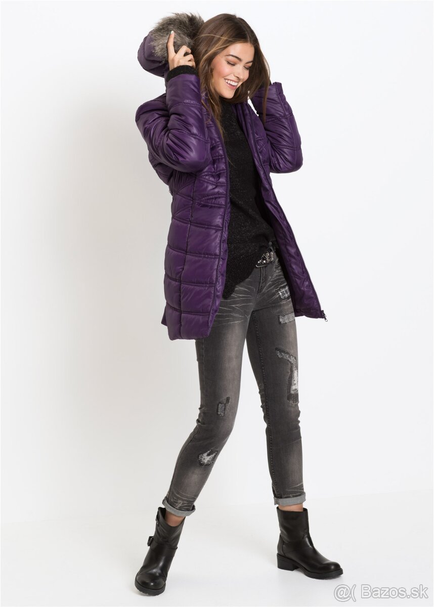 NOVÁ dámska zimná bunda / zimný kabát L (osobný odber) - 4