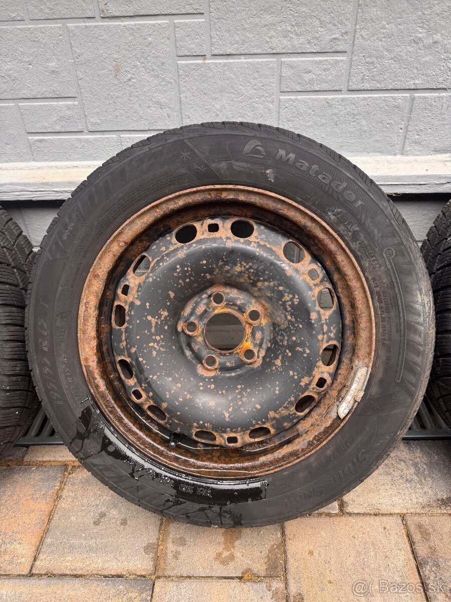 Zimná sada 5x100 195/55 R15 - 4