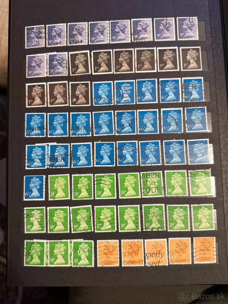 Predám staré poštové známky Veľká Británia - 4