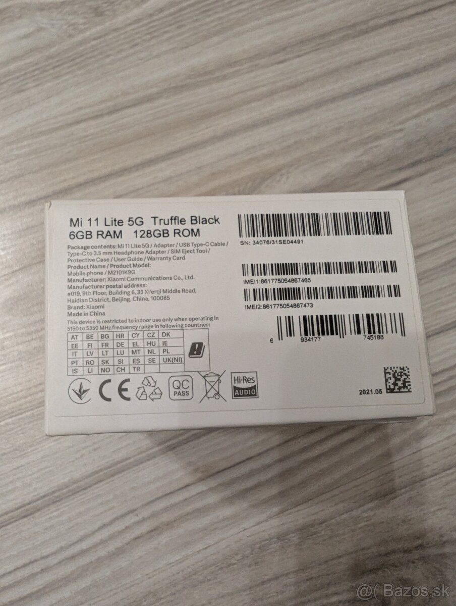 Xiaomi 11 Lite 5G NE – 8GB / 128G - 4