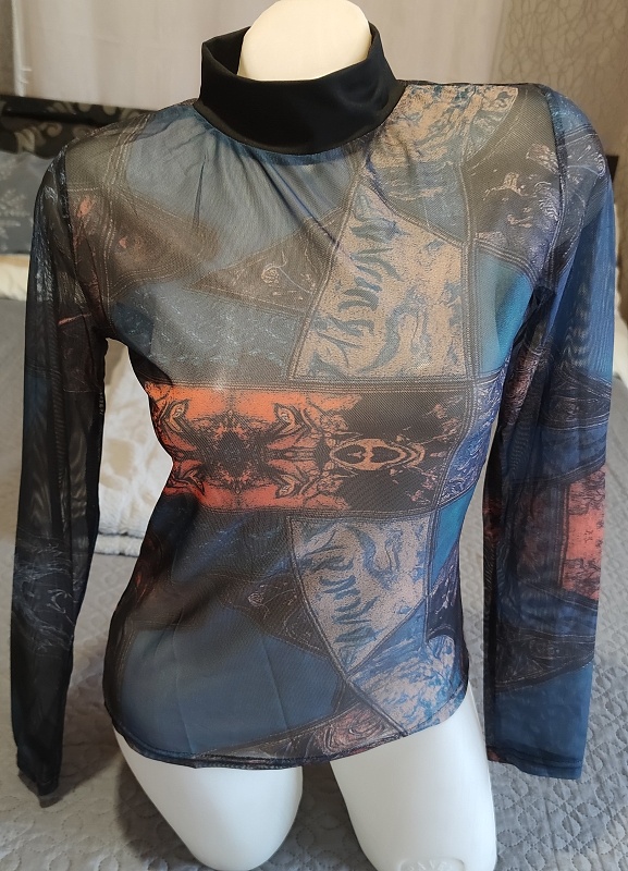 prekrásne Vintage tričko S - 4