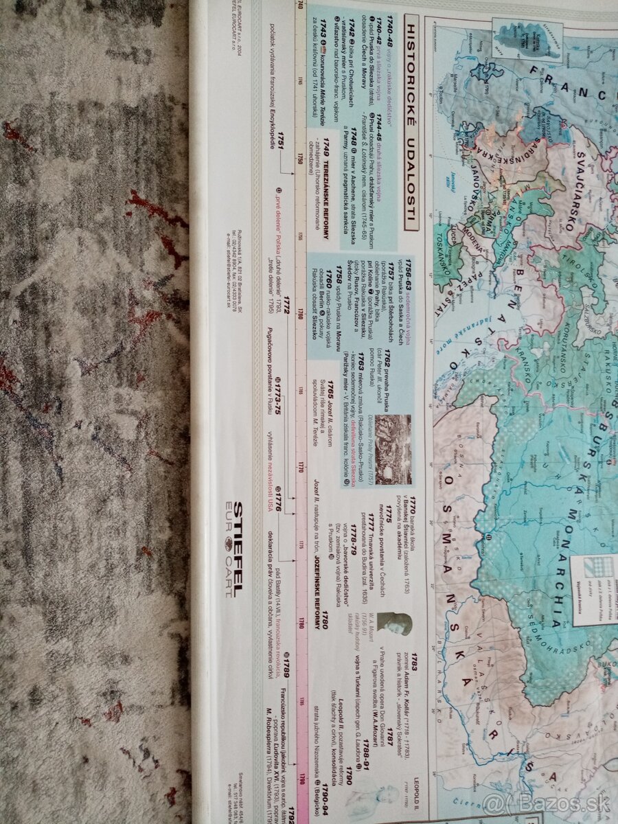 Predám školskú mapu - Osvietenský Absolutizmus (1740-1792) - 4