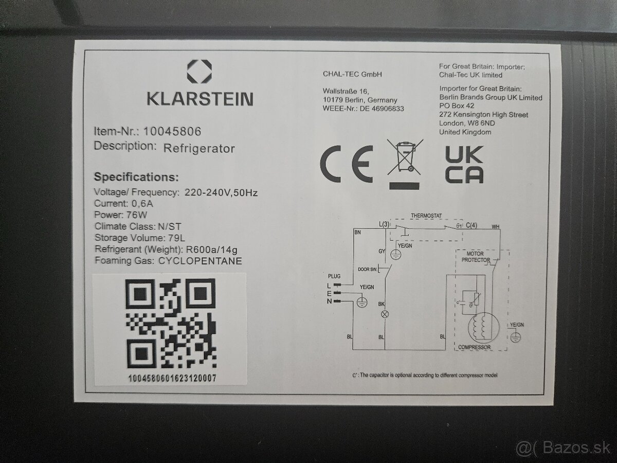 Kombinovaná menšia chladnička - 4