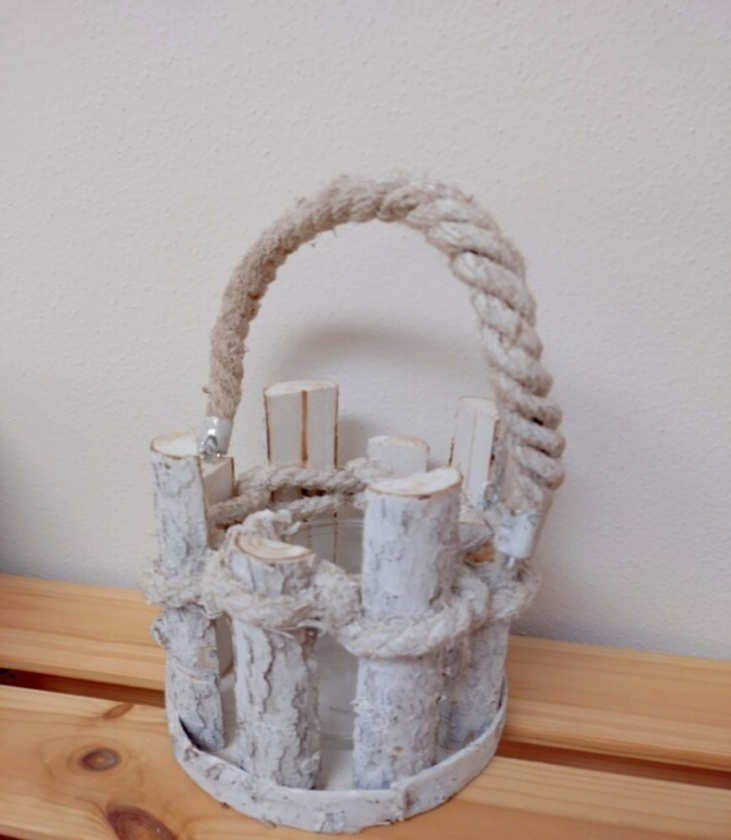 nielen vianocny svietnik drevo so sklenenym drziakom - 4