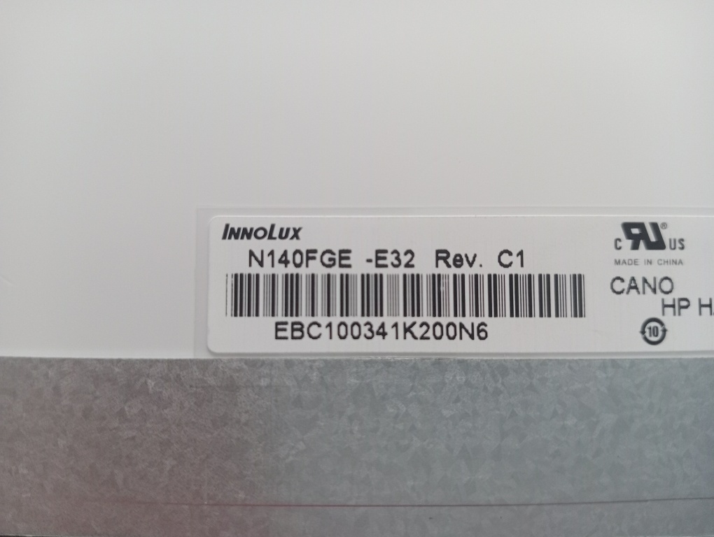 14" LED SLIM displej , N140FGE , 30pin eDP HD+ - 4