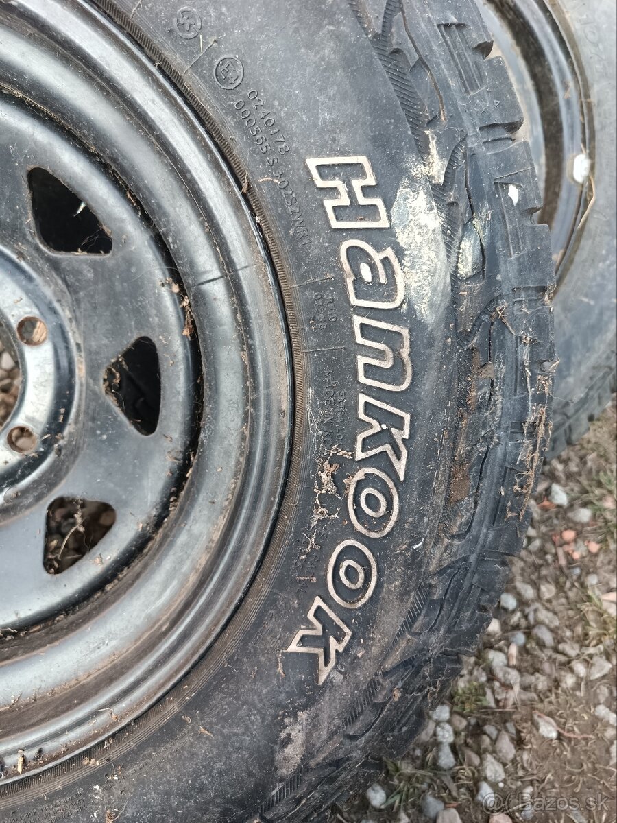 Pneumatiky s diskami Hankook P236/70 R16 m+s - 4