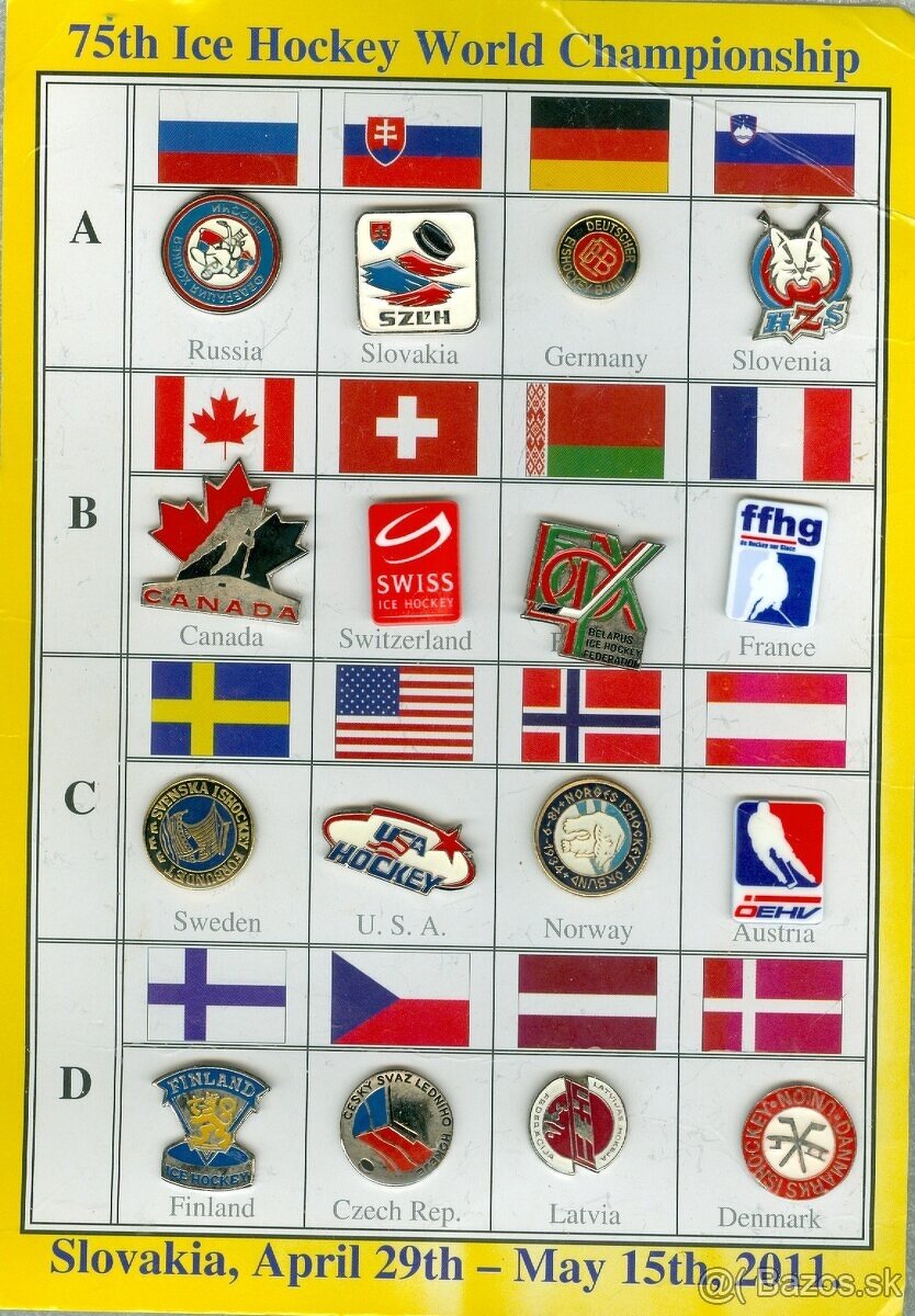 Predám hokejové odznaky - 4