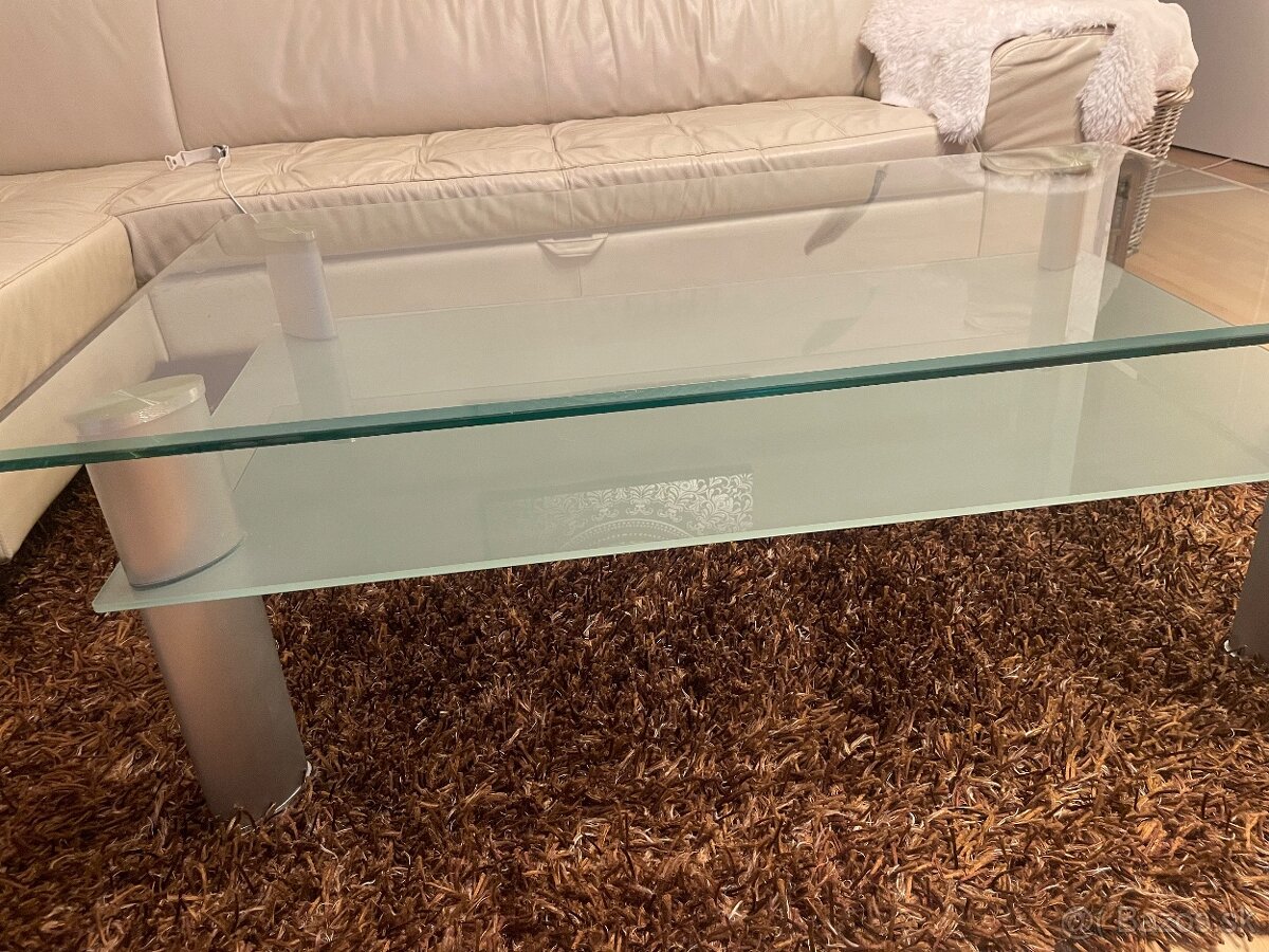 Sklenený stôl do obývačky - 4