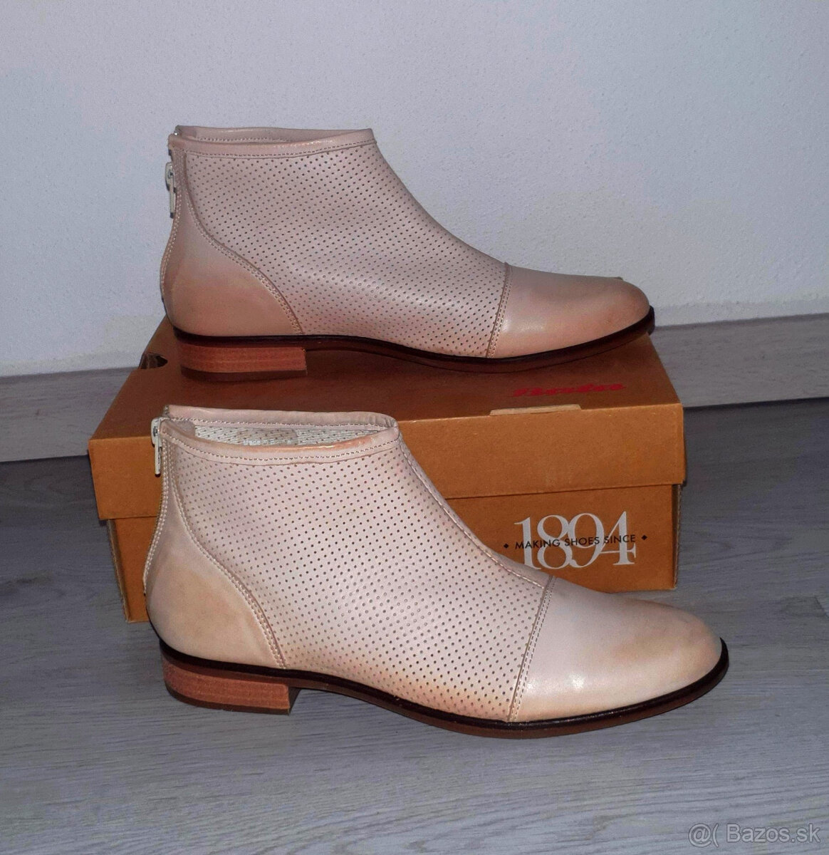 Prechodné kožené topánky BAŤA v.40 - 4