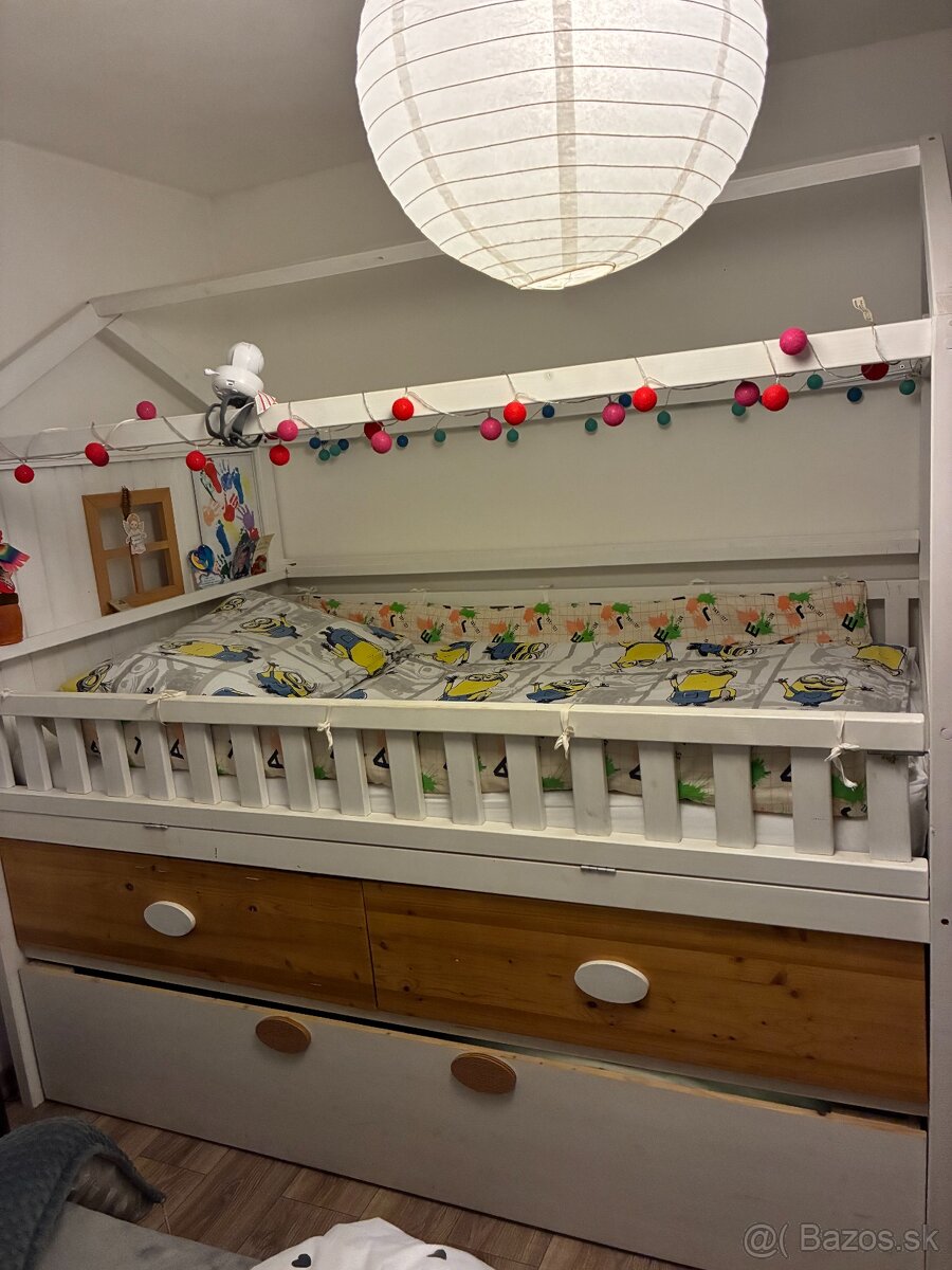 Detská drevená posteľ - 4