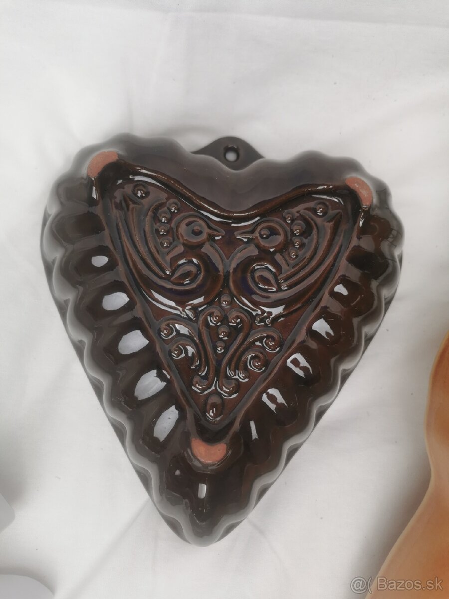 Keramika, forma, srdce, dievča - 4